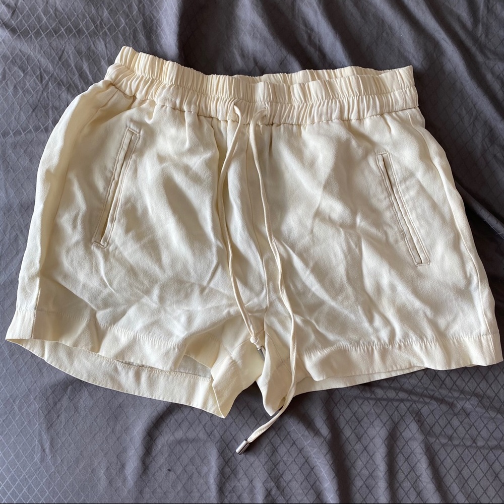 Cream shorts